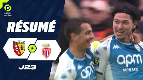 replay de RC LENS - AS MONACO (2 - 3) - Résumé - (RCL - ASM) / 2023-2024