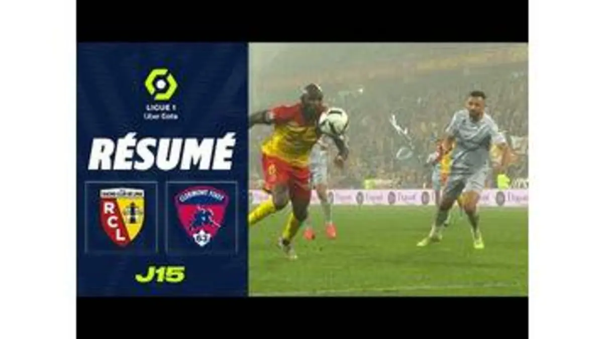 replay de RC LENS - CLERMONT FOOT 63 (2 - 1) - Résumé - (RCL - CF63) / 2022-2023