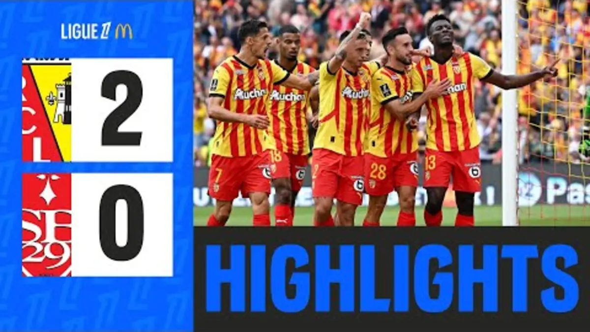 replay de RC LENS - STADE BRESTOIS 29 (2-0) - 2ème journée - Ligue 1 McDonald's 24/25