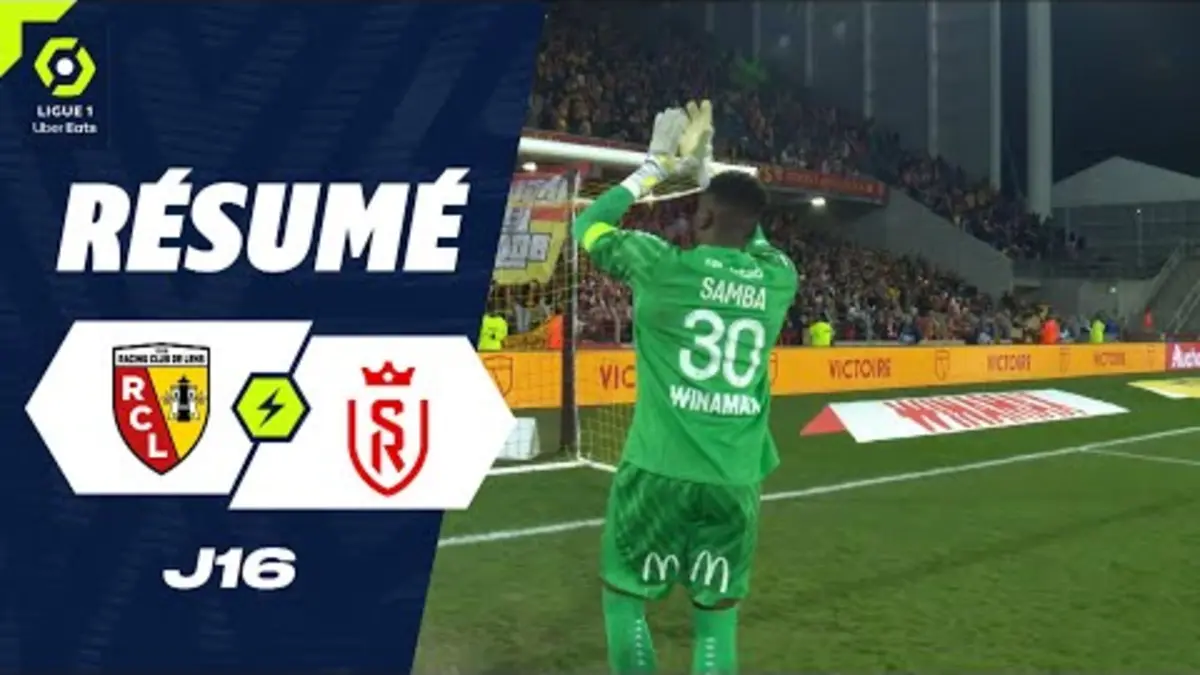 replay de RC LENS - STADE DE REIMS (2 - 0) - Résumé - (RCL - SdR) / 2023-2024