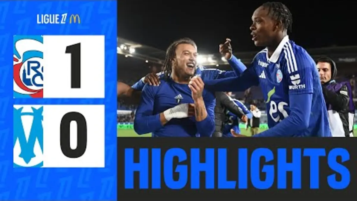 replay de RC STRASBOURG ALSACE - OLYMPIQUE DE MARSEILLE (1-0) - 6ème journée - Ligue 1 McDonald's 24/25