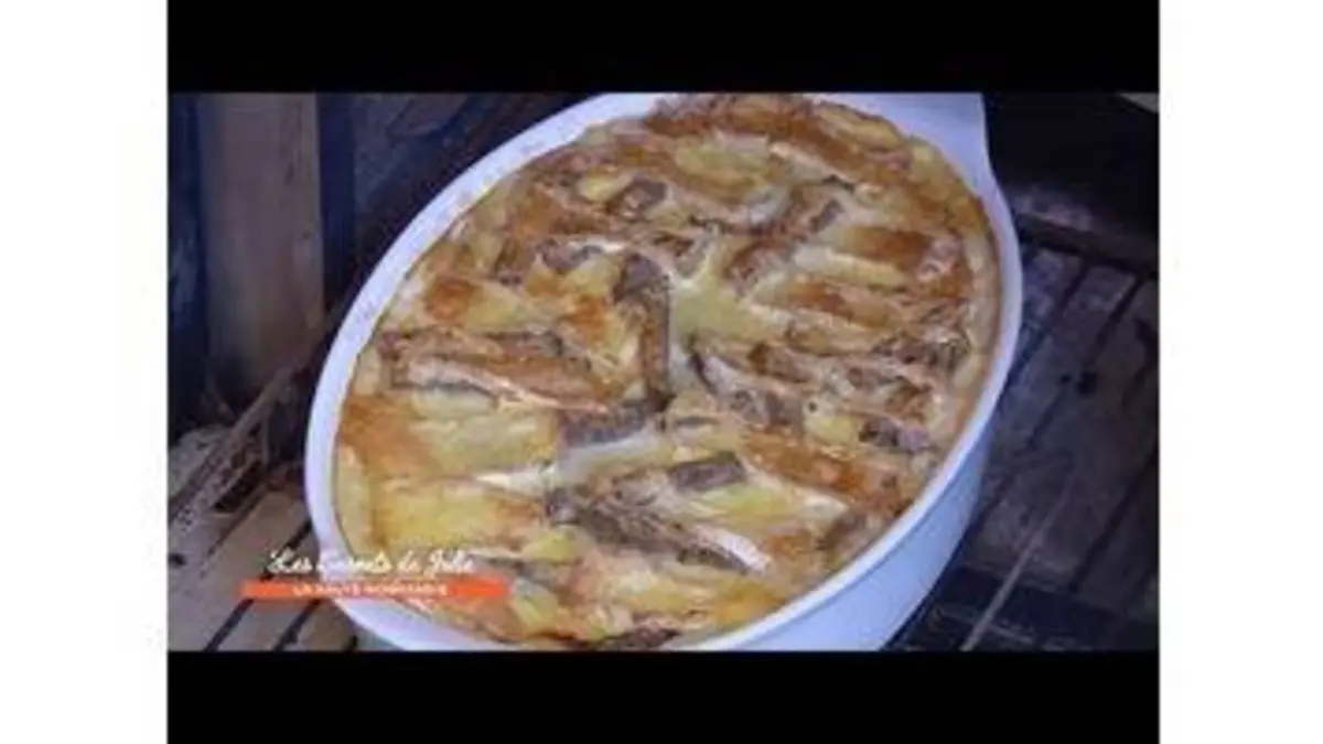 replay de Recette : Gratin d’andouille au camembert de Marc - Les Carnets de Julie - Le Calvados