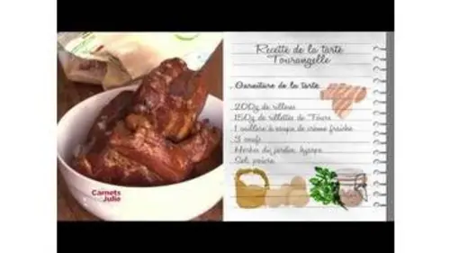 replay de Recette : tarte tourangelle - Les carnets de Julie