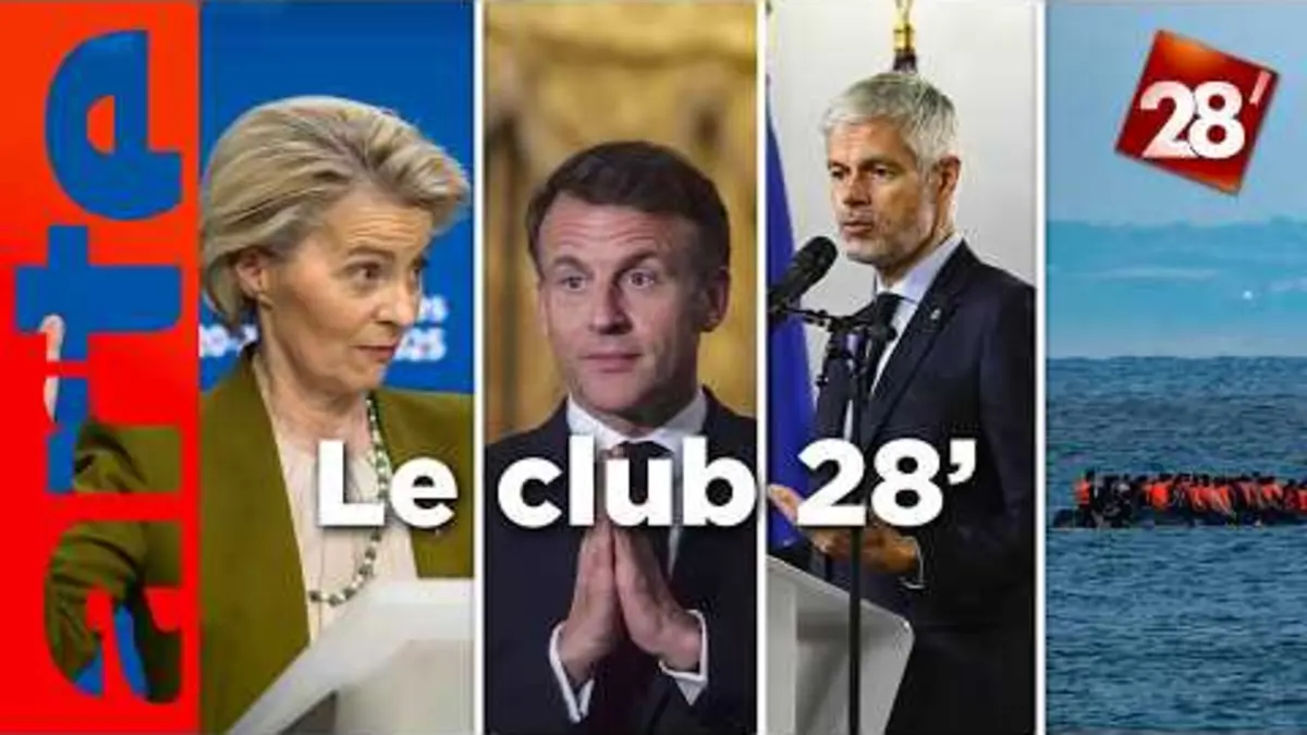 replay de Reconnaissance de la Palestine, libre-échange européen, les poils : Le Club | 28 minutes | ARTE