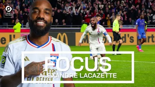 replay de Regardez l'influence immense du Général face à Nice... | Caméra isolée sur Alexandre Lacazette (OL)