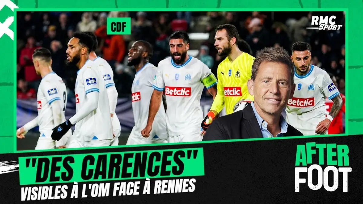replay de Rennes 1-1 (9tab8) OM : "Le match confirme toutes les carences de l'OM", tacle Riolo