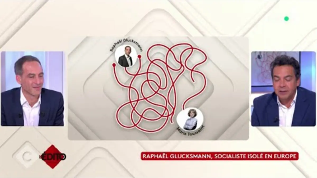 replay de Reponse Edito Raphaël Glucksmann, socialiste isolé en Europe - Patrick Cohen - C à vous - 02/05/2024