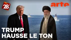 Répression en Iran : “l’armada américaine” prête à intervenir ? | 28 minutes | ARTE