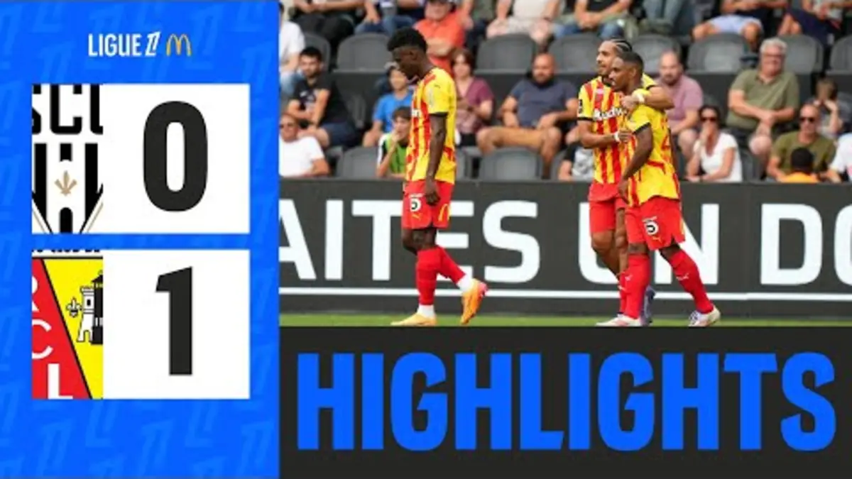 replay de Résumé - ANGERS SCO - RC LENS (0 - 1) - J01 - Ligue 1 McDonald's 24/25