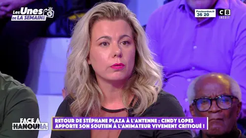 replay de Retour de Stéphane Plaza à l'antenne : Cindy Lopes apporte son soutien à l'animateur