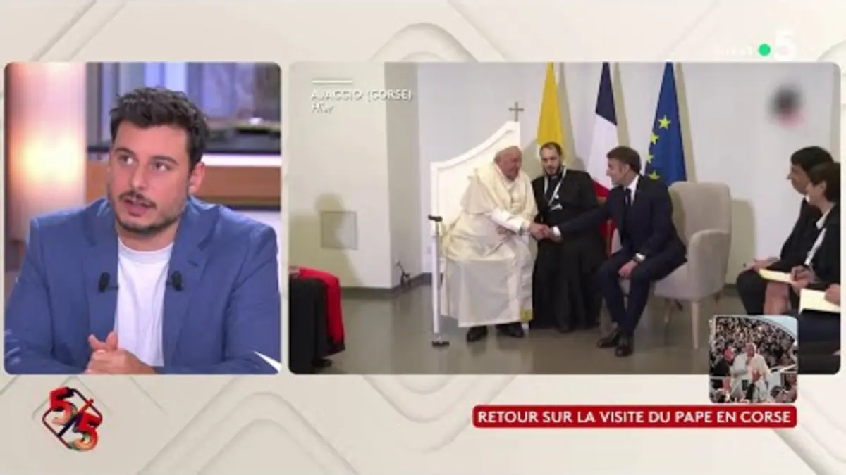 replay de Retour sur la visite du pape en Corse - Le 5/5 - C à Vous