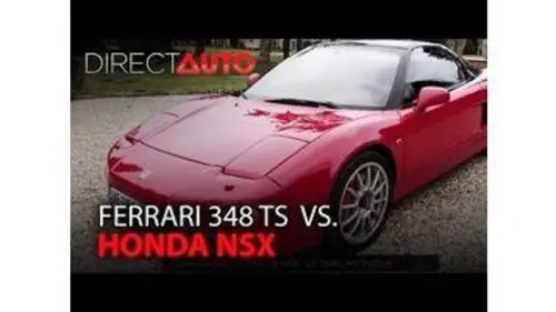 replay de RÉTRO : FERRARI  348 TS vs HONDA NSX