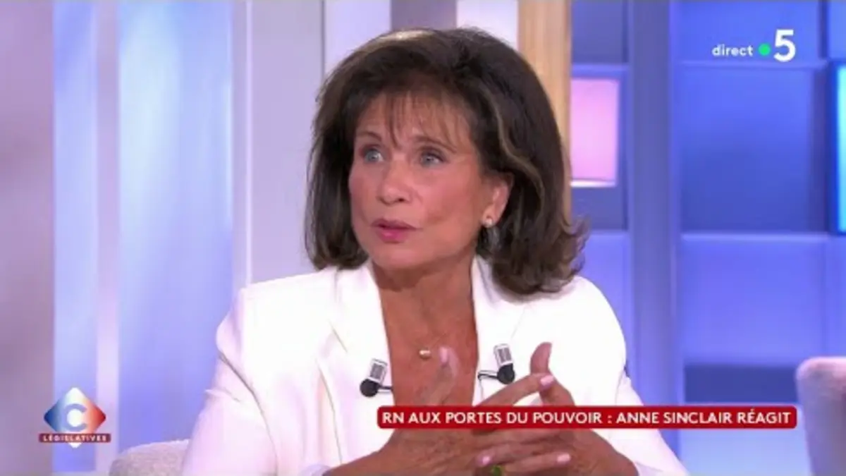 replay de RN aux portes du pouvoir : Anne Sinclair réagit - C à Vous - 02/07/2024