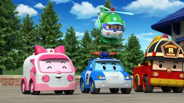 Robocar Poli à la rescousse de Vroum Ville : Grand-père tu es le grand-père de qui ?