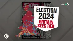Royaume-Uni : victoire historique du parti travailliste - Le 5/5 - C à Vous - 05/07/2024