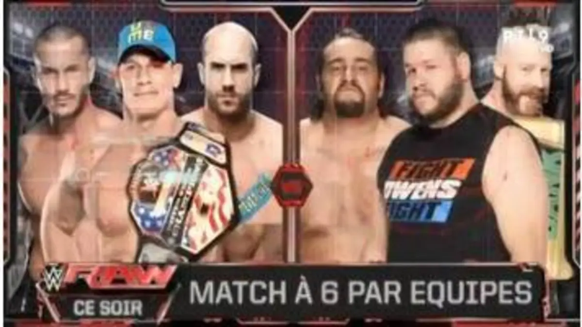 replay de RTL9 RAW MATCH A 6 PAR ÉQUIPE
