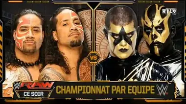 RTL9 RAW THE USOS VS GOLD & STARDUST