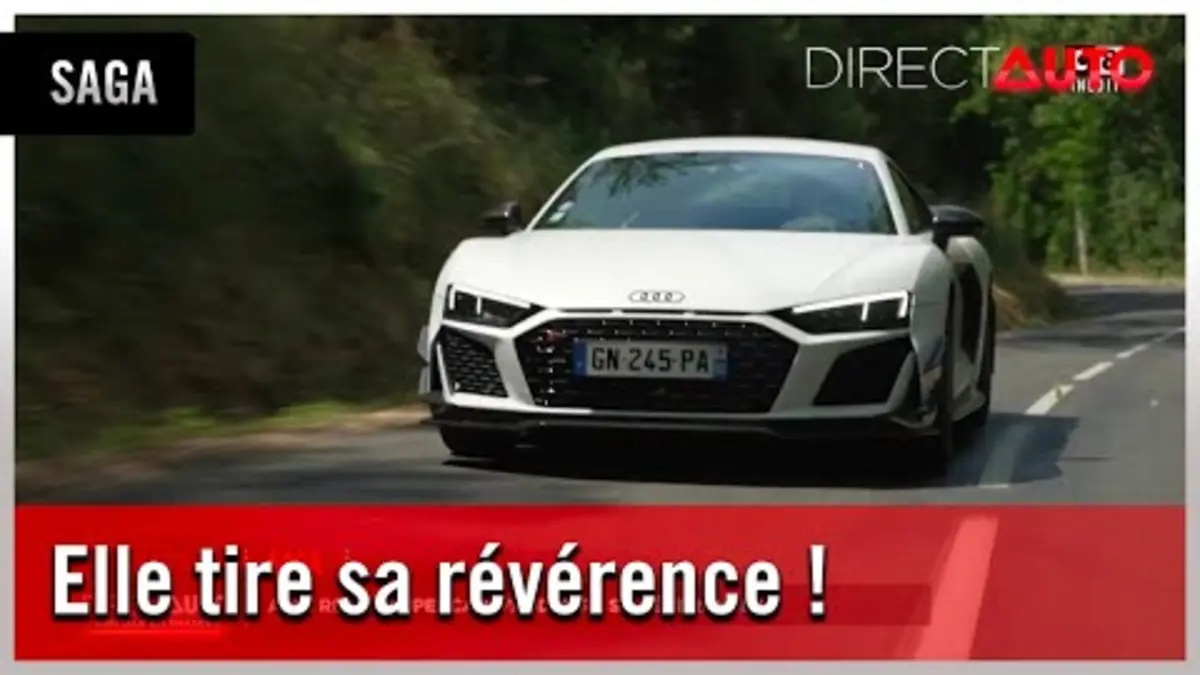 replay de Saga - Audi R8 : la supercar d'Audi tire sa révérence !