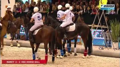 replay de SALON DU CHEVAL horse ball samedi MATCH 1