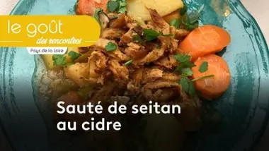 Sauté de seitan au cidre au Mans