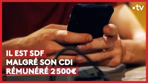 replay de SDF malgré son CDI rémunéré 2500 €