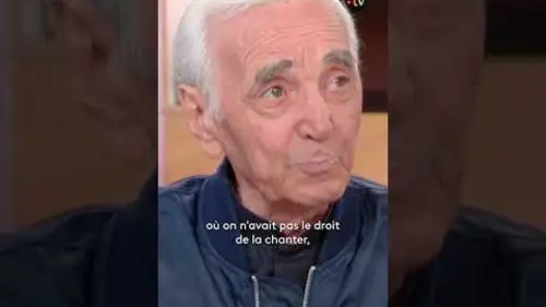replay de ?️ SDM, véritable fan d’Aznavour  #CàVous