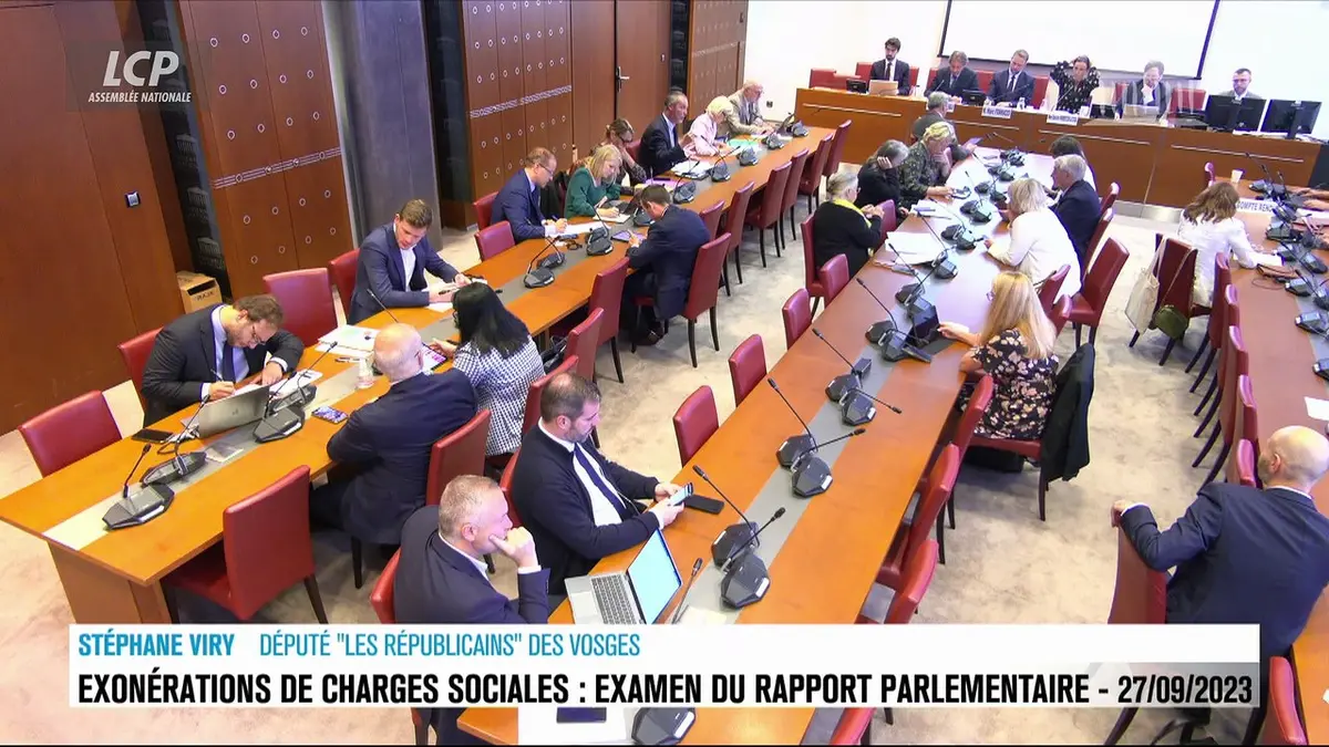replay de Séance publique à l'Assemblée nationale - Exonérations de cotisations sociales : les pistes du rapport parlementaire