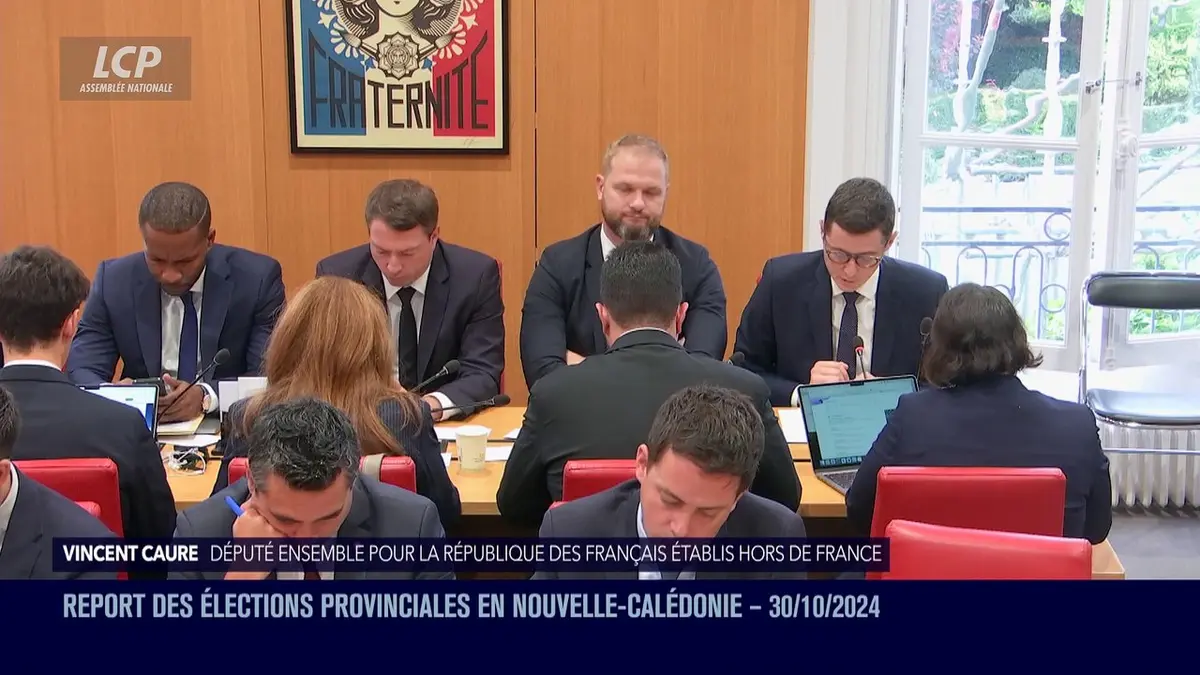 replay de Séance publique à l'Assemblée nationale - Report des élections provinciales de Nouvelle-Calédonie: examen de la proposition de loi- 30/10/2024