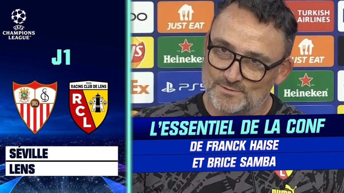 replay de Séville - Lens : Haise et Samba en conf', l'essentiel
