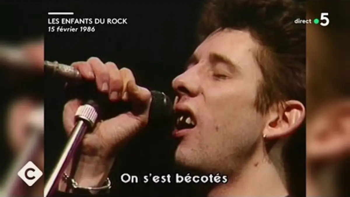 replay de Shane MacGowan, l’Irlandais - L’Oeil de Pierre - C à Vous - 13/12/2023