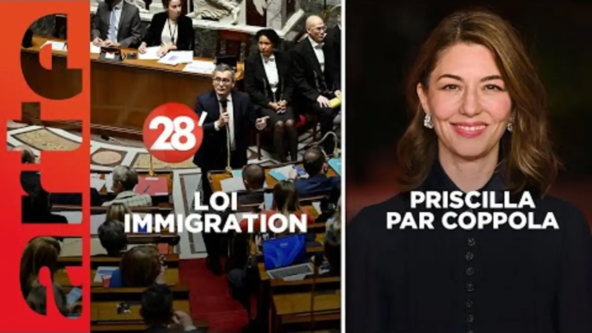 replay de Sofia Coppola / Loi immigration : une loi de « préférence nationale » ? - 28 Minutes - ARTE