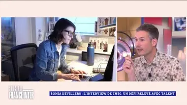 Sonia Devillers, l’interview de 7 h 50, un défi relevé avec talent !