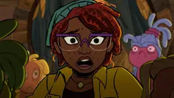 Splinter et April affrontent un poisson rouge