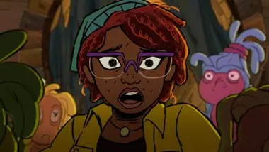 Splinter et April affrontent un poisson rouge