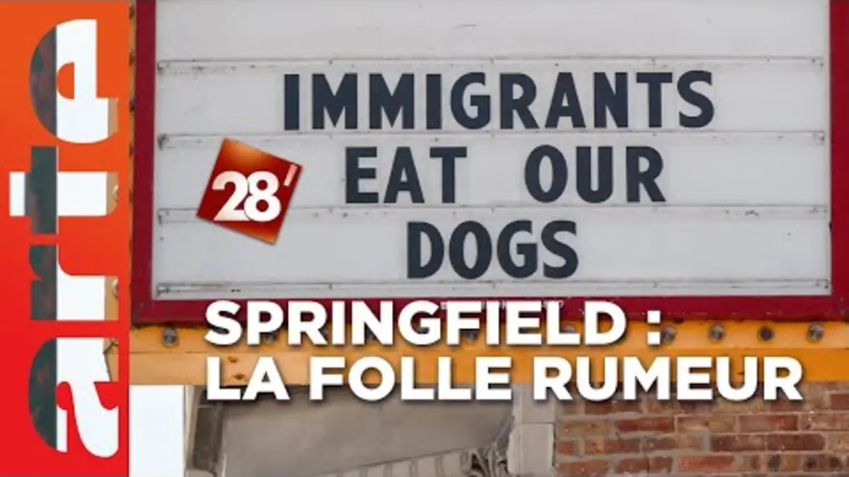 replay de Springfield, anatomie d’une folle rumeur | 28 minutes | ARTE