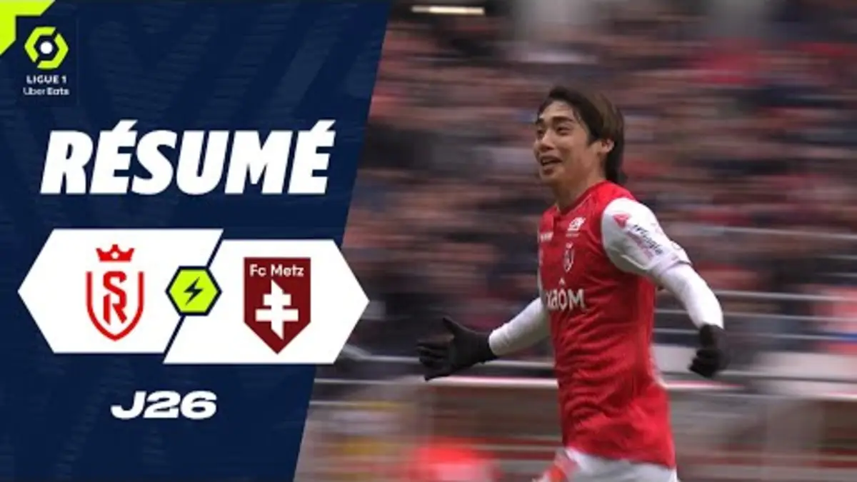 replay de STADE DE REIMS - FC METZ (2 - 1) - Résumé - (SdR - FCM) / 2023-2024
