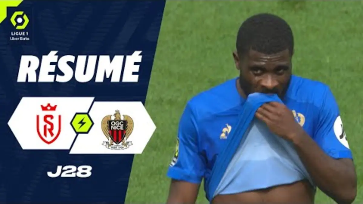 replay de STADE DE REIMS - OGC NICE (0 - 0) - Résumé - (SdR - OGCN) / 2023-2024