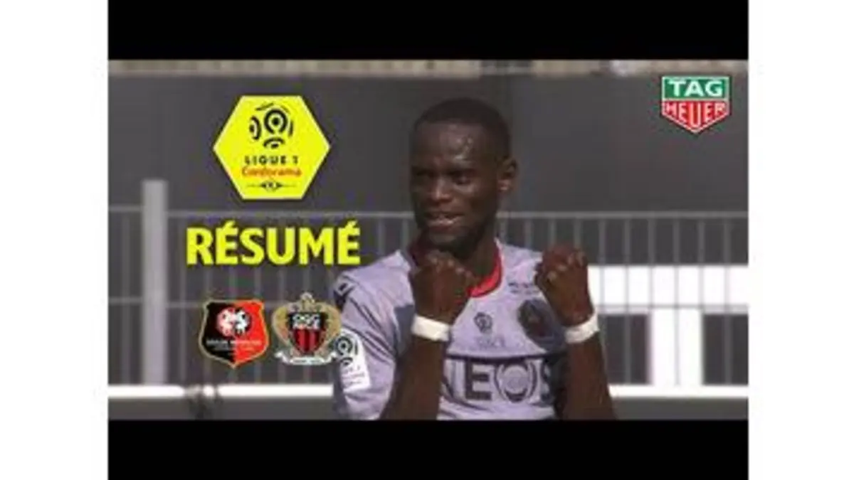 replay de Stade Rennais FC - OGC Nice ( 1-2 ) - Résumé - (SRFC - OGCN) / 2019-20