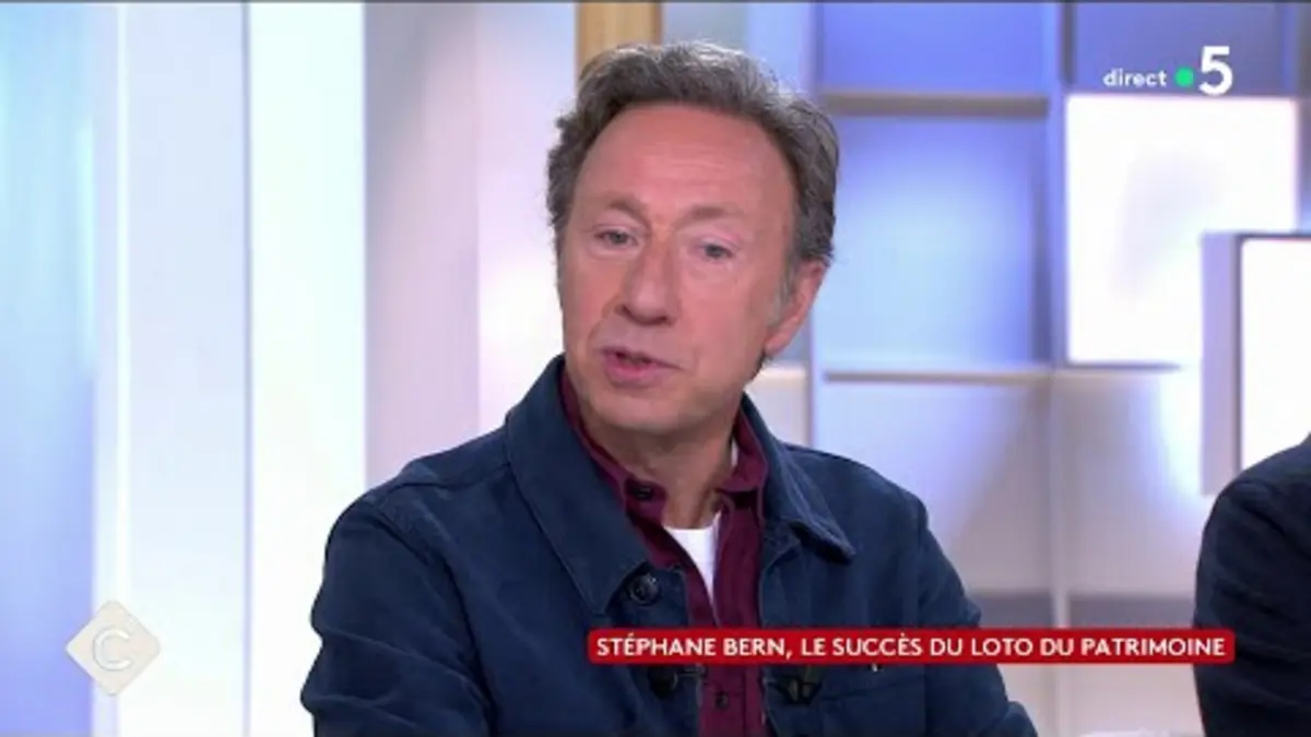 replay de Stéphane Bern, le succès du loto du Patrimoine - C à Vous - 16/09/2024