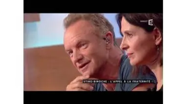 Sting et Binoche, la rencontre - C à vous - 15/11/2016