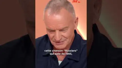 replay de Sting : “Il n’y a qu’un seul homme à accuser pour cette guerre, c'est monsieur Poutine”