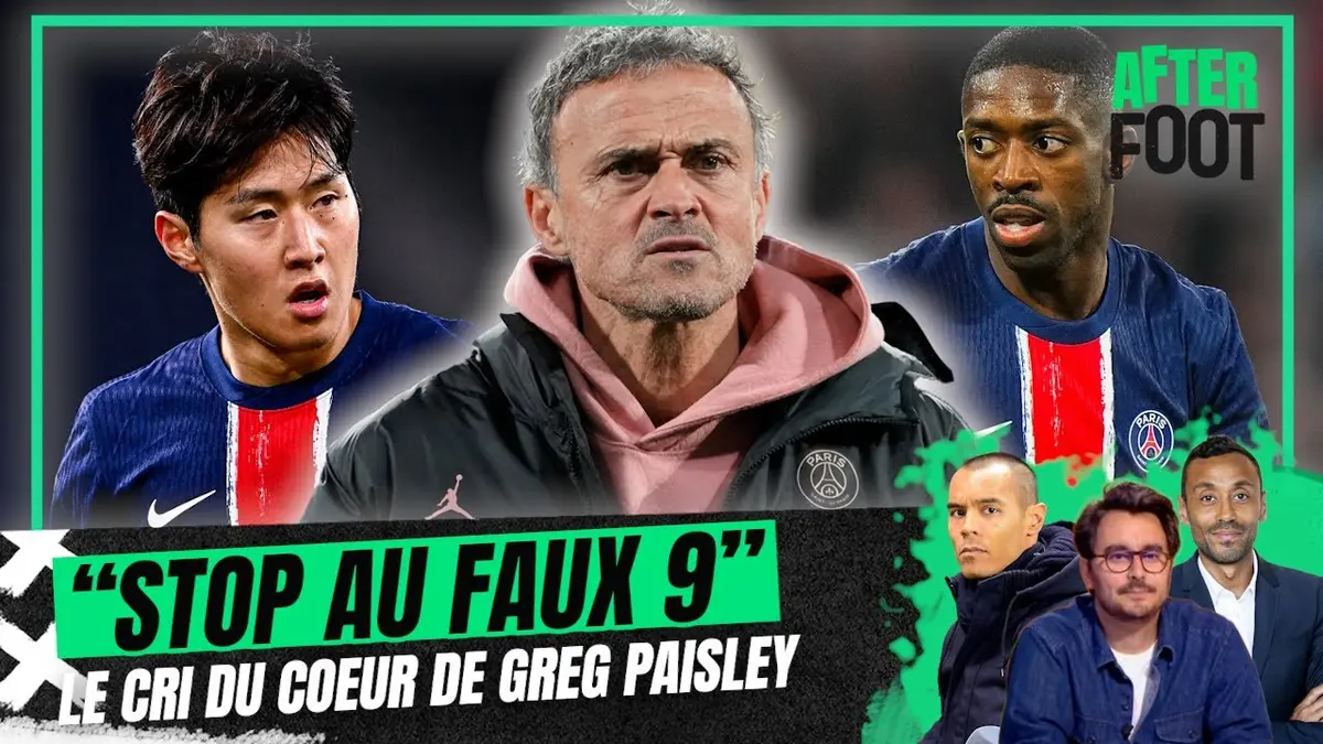 replay de "Stop au faux 9", Paisley veut réhabiliter le 9, "rôle ingrat" mais indispensable