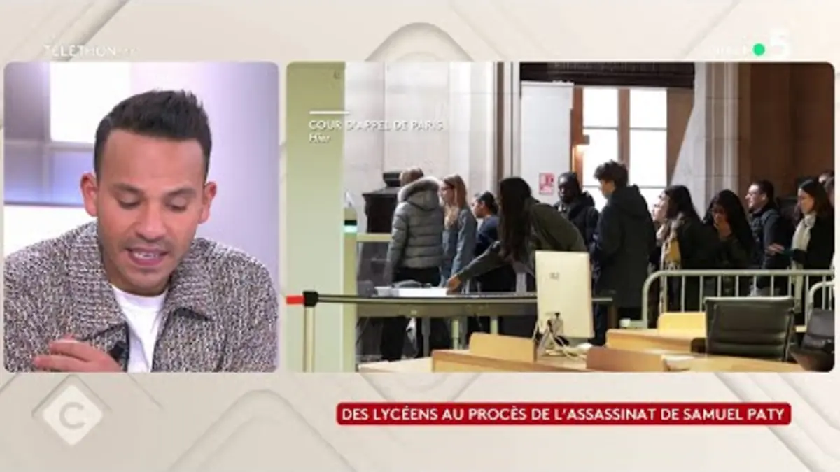 replay de STORY Des lycéens au procès de l’assassinat de Samuel Paty - La Story - C à Vous
