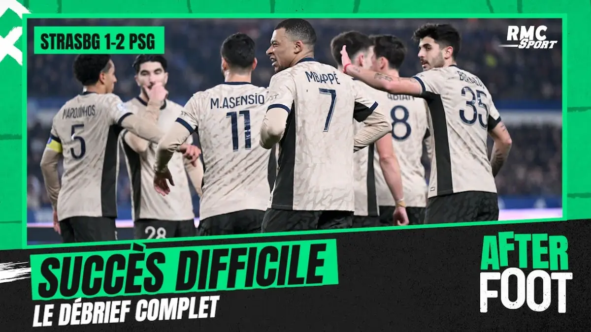 replay de Strasbourg 1-2 PSG: Le débrief complet du difficile succès parisien