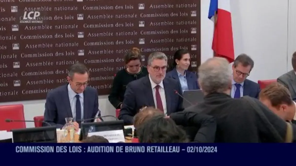 replay de Suivez en direct l'audition de Bruno Retailleau à l'Assemblée nationale