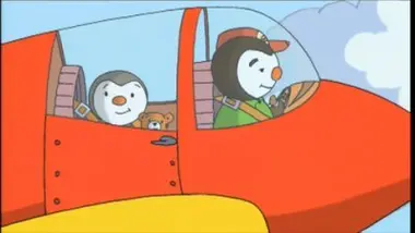 T'choupi en avion