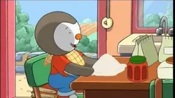 T'choupi fait de la pâtisserie