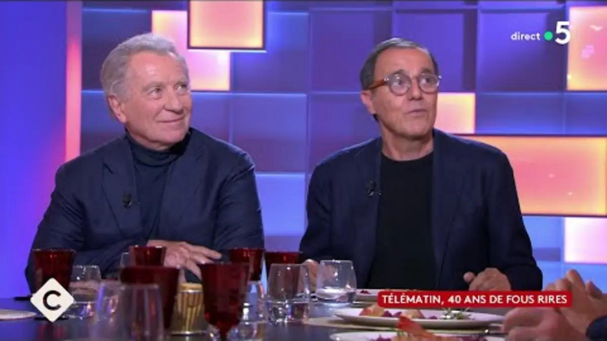 replay de Télématin, 40 ans de fous rires avec Thierry Beccaro – C à Vous