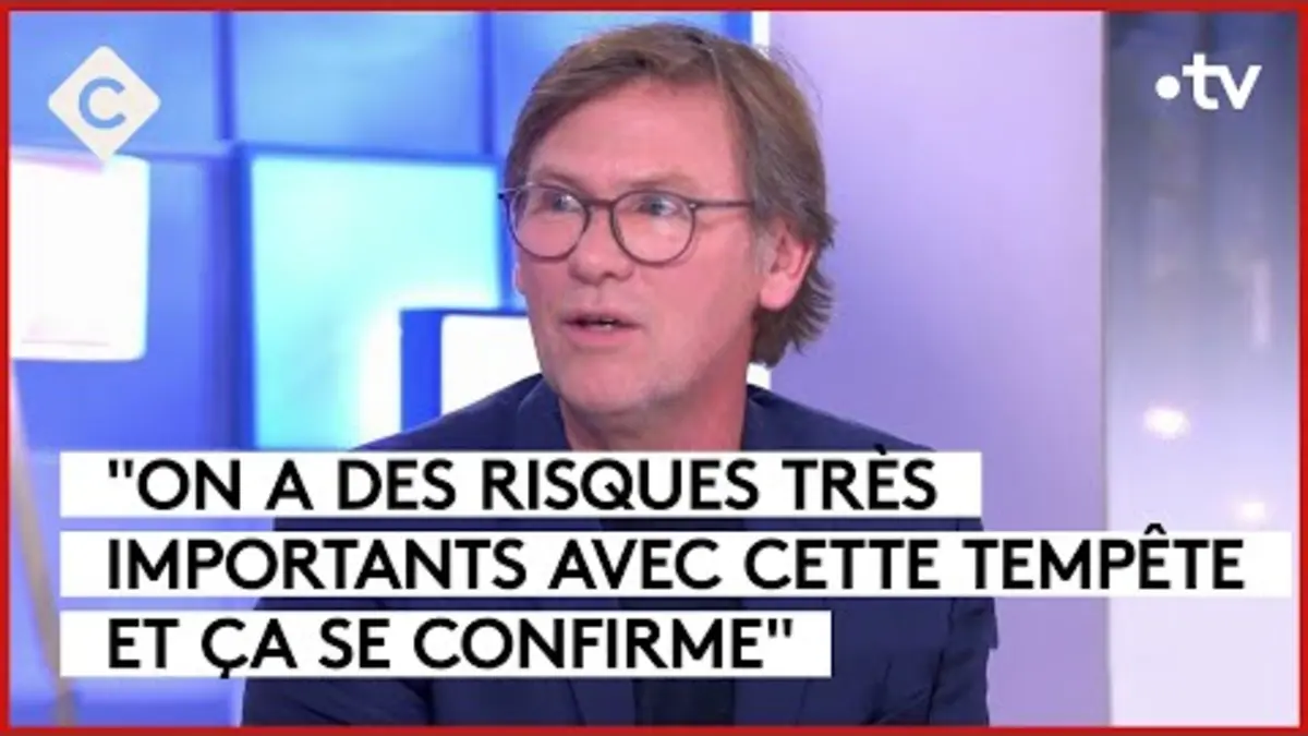 replay de Tempête Ciaran : une « bombe météorologique » - Laurent Romejko - C à Vous - 31/10/2023