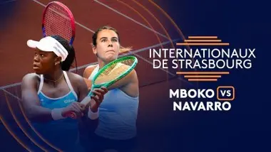 Tennis - Finale des Internationaux de Strasbourg 2026 : Victoria Mboko vs Emma Navarro